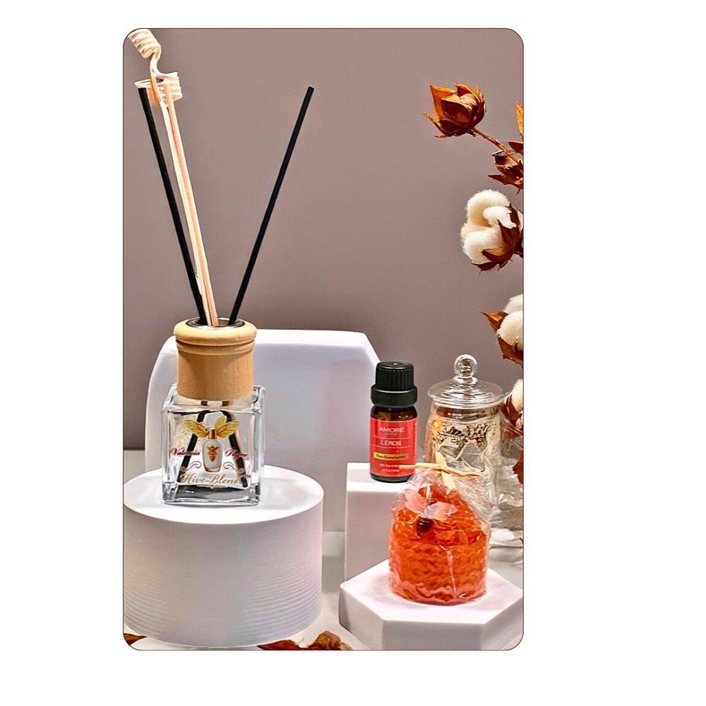 Valencia Payne Hive Blend Lemon Diffuser Set — RN3DSTORE LLC